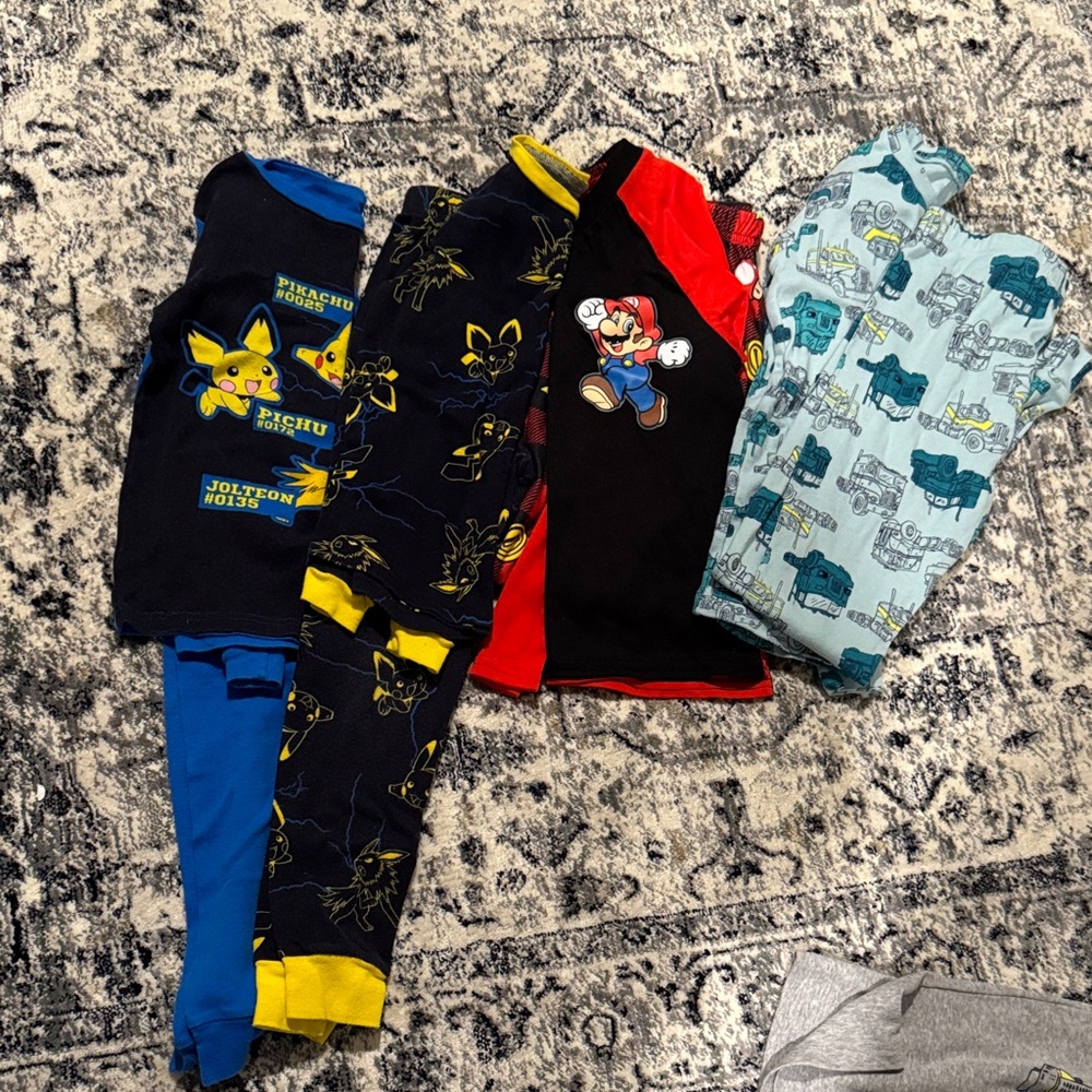 Pokemon Pichu Pajama Set - Blue and Yellow